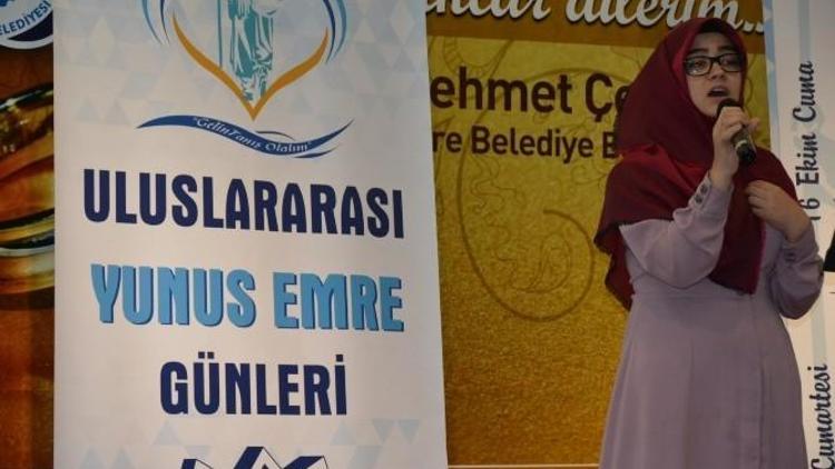 Öğrenciler Yunus Emre Şiirleriyle Yarıştı