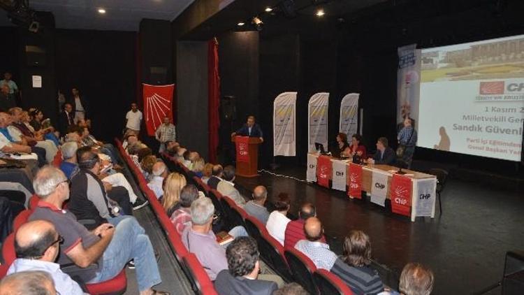 Kuşadası’nda CHP’den Sandık Güvenliği Toplantısı