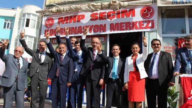 MHP Karapınar Seçim Koordinasyon Merkezi Açıldı