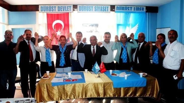 DSP Adana’da Adaylarını Tanıttı
