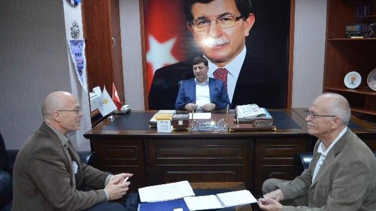 AGİT Heyeti AK Parti İl Başkanı Akar’ı Ziyaret Etti