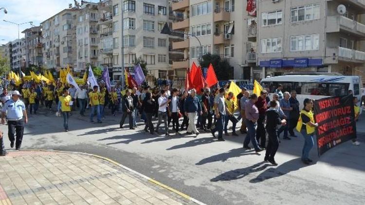 Söke’de Yürüyüş Ve Oturma Eylemi