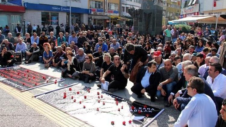 Eğitim-sen Bombalı Saldırıyı Protesto Etti