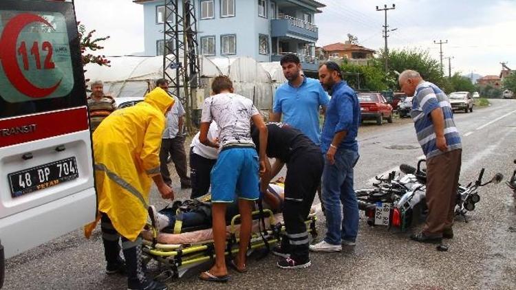 Ortaca’da Trafik Kazası; 1 Yaralı