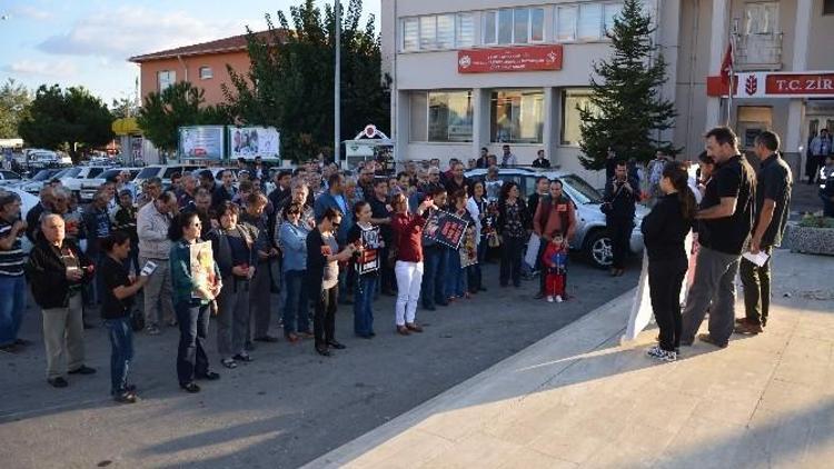 Ankara’daki Terör Saldırısı Eşme’de Protesto Edildi