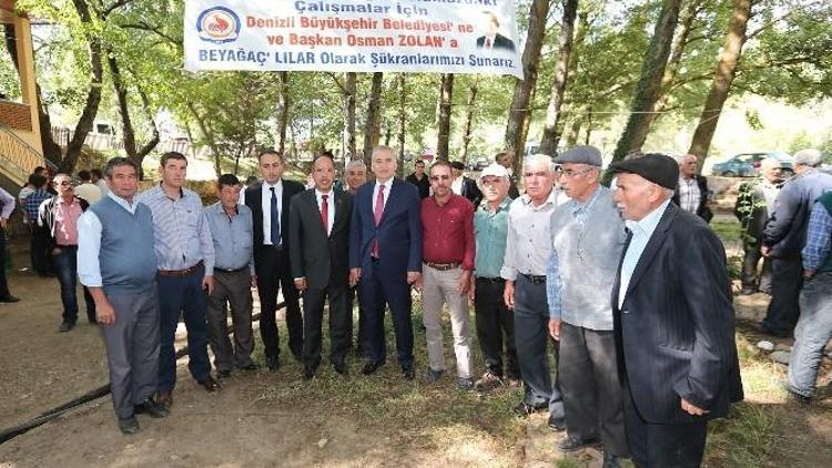 Beyağaç İlçesinin Yolu Yapılıyor