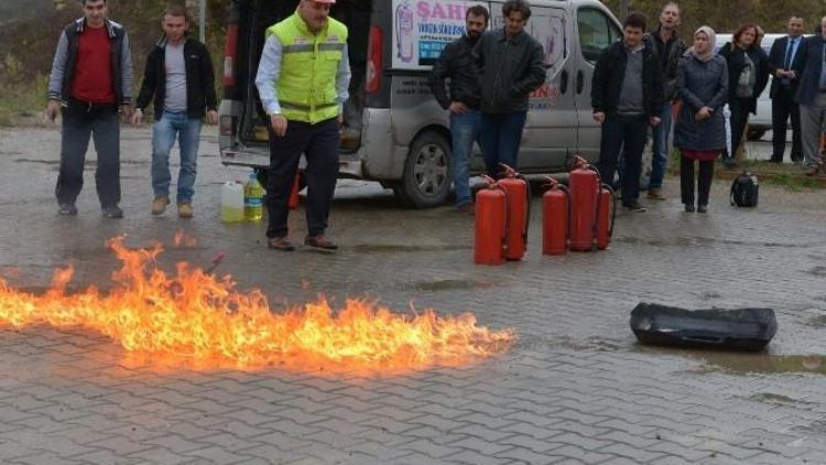 SAÜ’de Yangın Tatbikatı