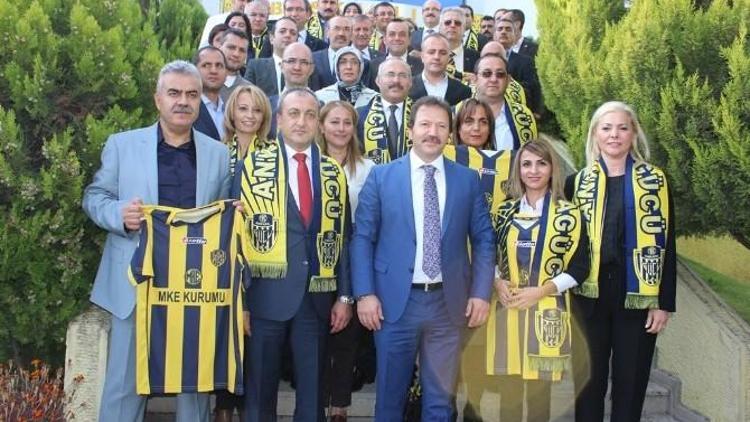 MHP Ankara İl Başkanı Çetinkaya: “MHP, Ankaragücü’nün Her Zaman Yanında Olacak”