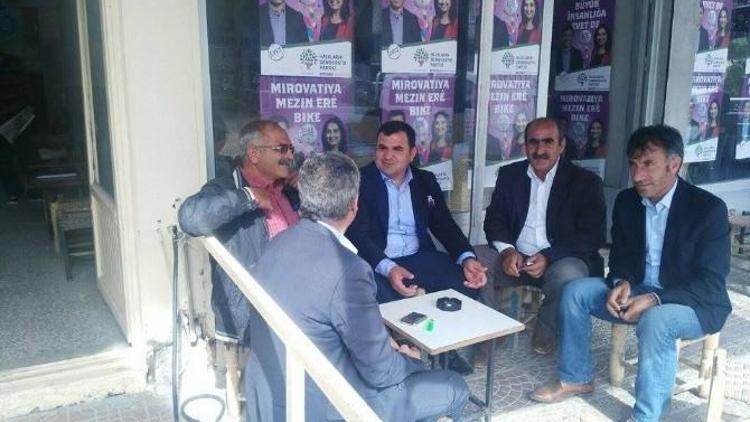 AK Partili Adaydan HDP’ye Ziyaret