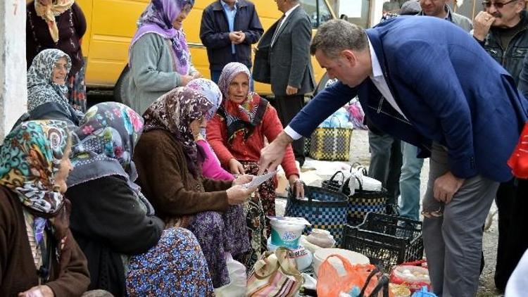 Çelebioğlu, İlçe Ziyaretlerini Sürdürüyor