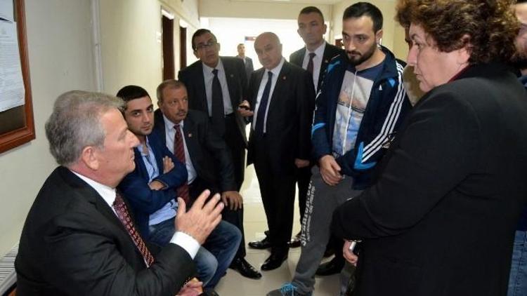 CHP Milletvekili Avukat Haluk Pekşen’den Akçaabat Adliyesi’ne Ziyaret