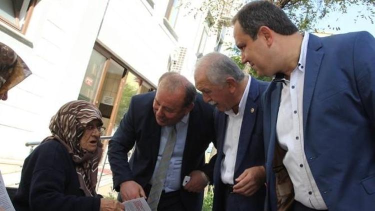 Belediye Başkanı Kerim Aksu Partisinin Seçim Çalışmalarına Destek Verdi