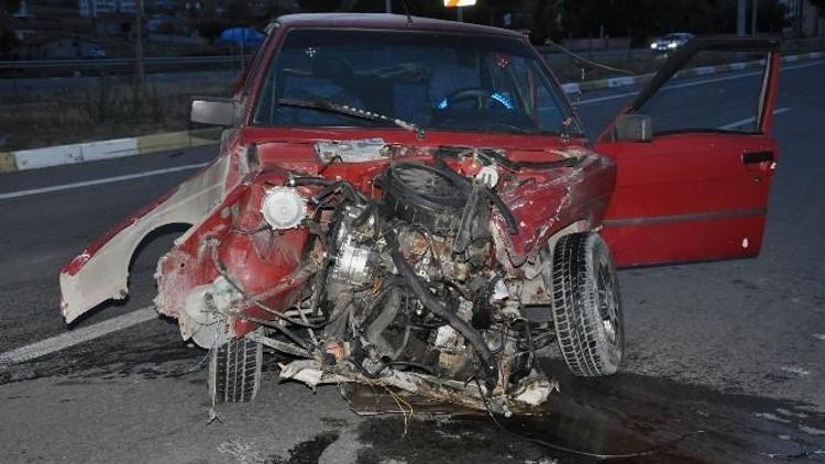 Gemerek’te Trafik Kazası: 1 Yaralı