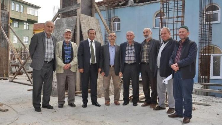 Başkan Toltar, Cami İnşaatını İnceledi