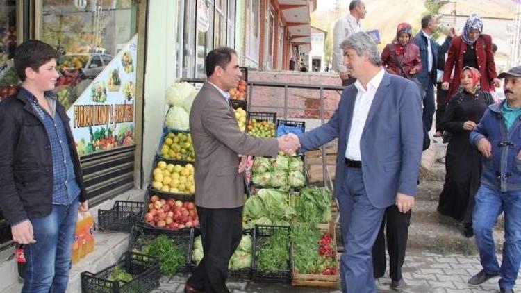 HDP’li Botan Başkale Esnafını Ziyaret Etti