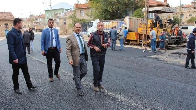 Beyşehir’de Sıcak Asfalt Çalışmaları