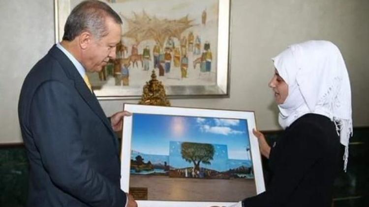 Suriyeli Ravda Nur, Cumhurbaşkanı Erdoğan’nın Verdiği Resepsiyona Katıldı