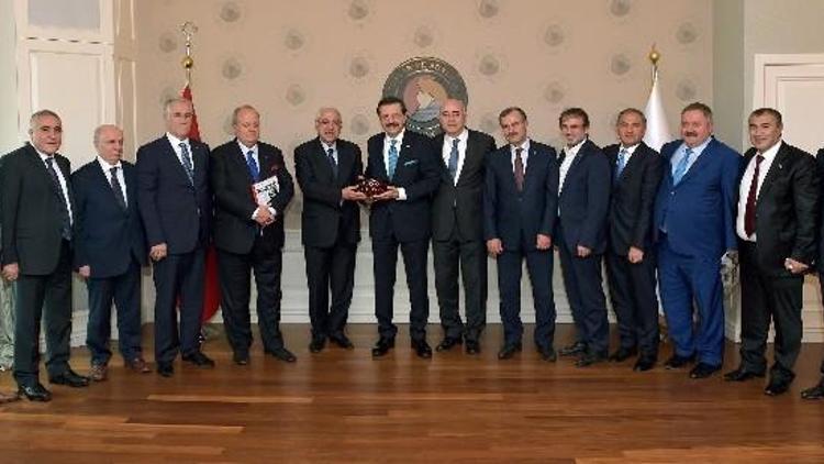 Osbük Başkanı Nakıboğlu’ndan TOBB Başkanı Hisarcıklıoğlu’na Ziyaret