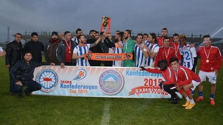 Patnos Gücü Taskk Konfederasyon Cup 2015 Kupasını Aldı