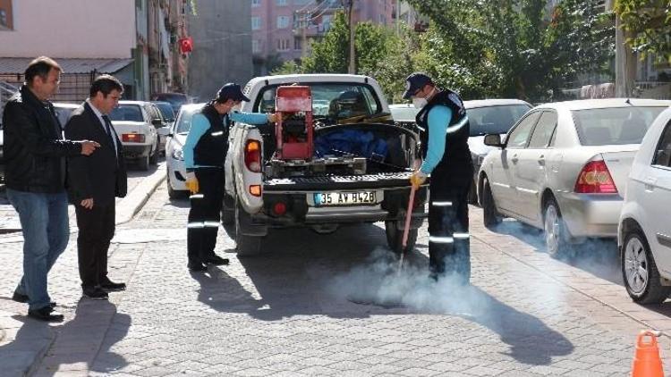 Merkezefendi’de Haşerelere Karşı Mücadele