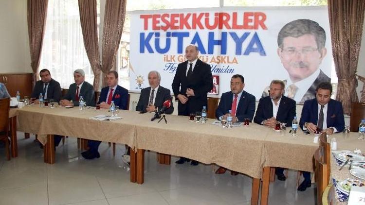 AK Parti Kütahya İl Başkanı Ali Çetinbaş: Teşekkürler Türkiye, Teşekkürler Kütahya