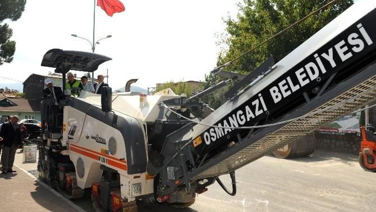 Osmangazi’de Yollar Yenileniyor