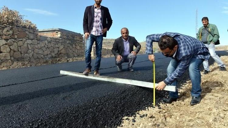 Hisar Köyüne Beton Asfalt Serimi Yapıldı