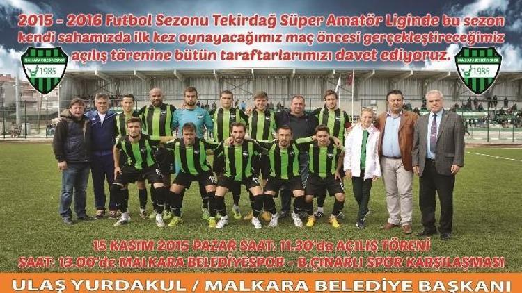 Malkara Belediyespor, Yenilenen 14 Kasım Stadında İlk Maçına Çıkacak