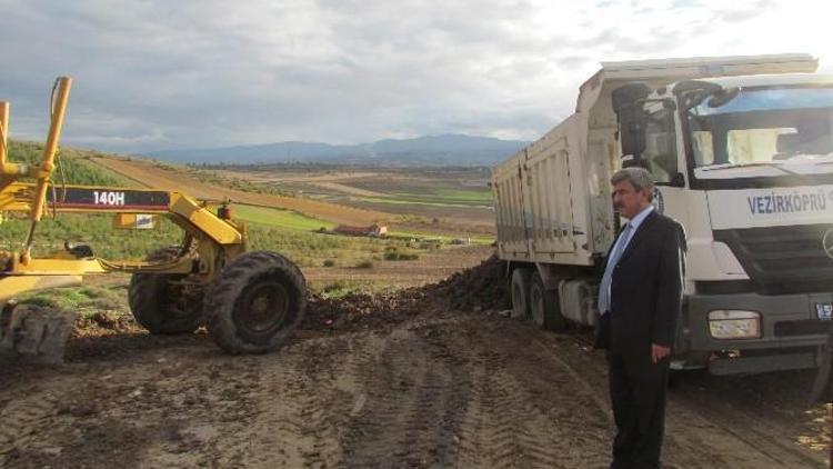 Vezirköprü’de Çöp Toplama Merkezi Yeşil Alan Oluyor