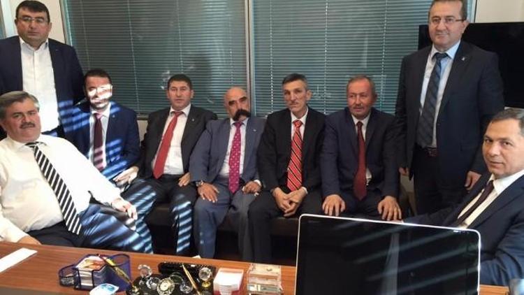 AK Parti Alaplı İlçe Başkanı Yavuz Ve Yönetim Kurulu Üyeleri Milletvekillerini Ziyaret Etti