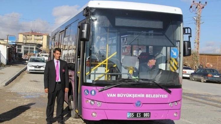 Başkale’de Belediye Otobüsleri Hizmete Başladı