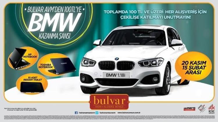 Bulvar AVM’den 100 TL’ye Bmw Kazanma Şansı