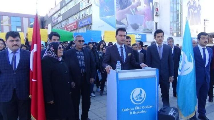 Erzincan Ülkü Ocakları’ndan Rusya’ya Tepki