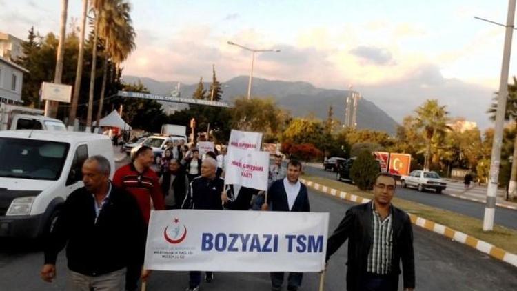 Bozyazı’da Sağlıklı Yaşam Yürüyüşü