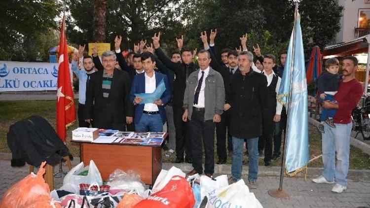 Ortaca Ülkü Ocaklarından Türkmenler İçin Yardım Kampanyası