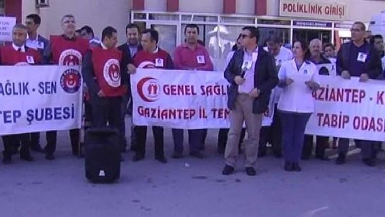 Gaziantep - Kilis Tabipler Odasından Şiddete Tepki Eylemi