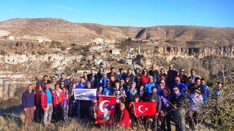 Ereğlili Doğaseverler Ihlara Vadisi’nde Doğa Yürüyüşü Yaptı