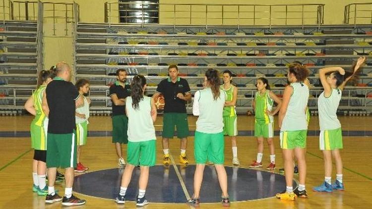 Şanlıurfa’nın Kadın Basketbolcular Bodrum Maçına Hazırlanıyor