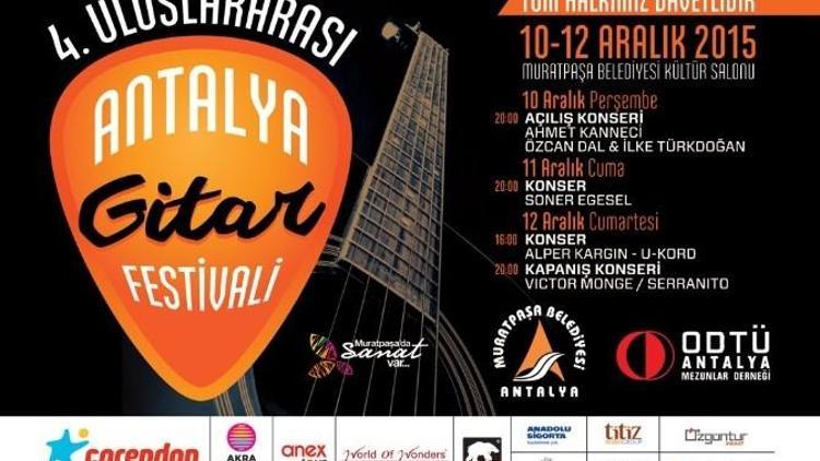 4. Uluslararası Antalya Gitar Festivali Başlıyor