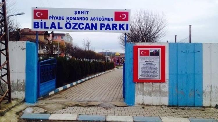 Şehit Piyade Komando Asteğmen Özcan’ın Adı Parkta Yaşatılacak