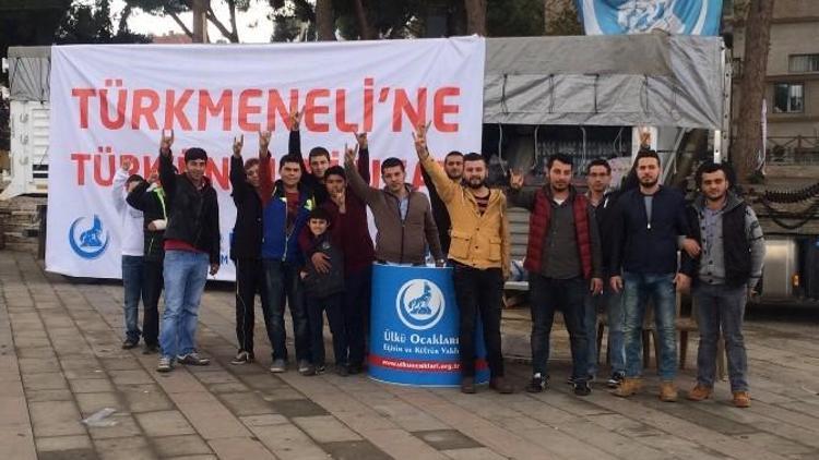 Alaşehir Ülkü Ocaklarından Suriye’deki Türkmenlere 3 Tır Yardım