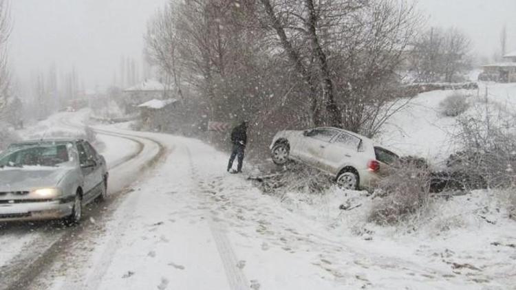 Tokat’ta Kar Yağışı