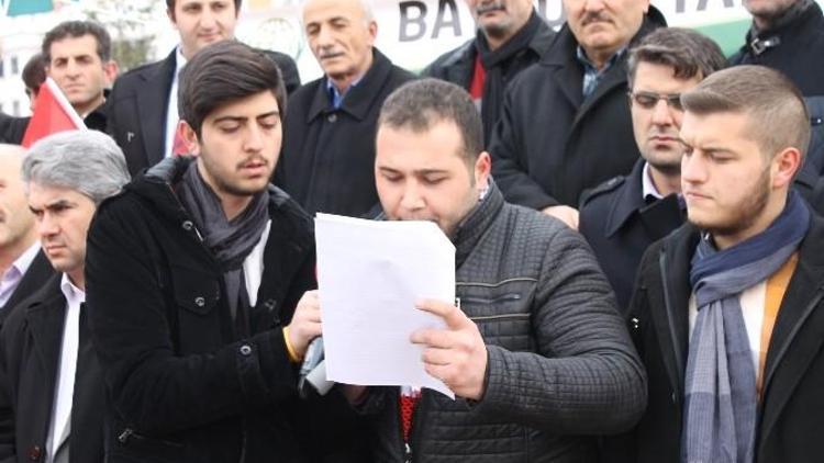 İHH Türkmenlere Uygulanan Zulmü Protesto Etti