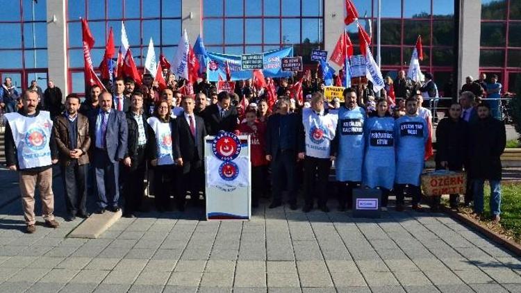 Türkiye Kamu-sen’den İş Bırakma Eylemine Destek