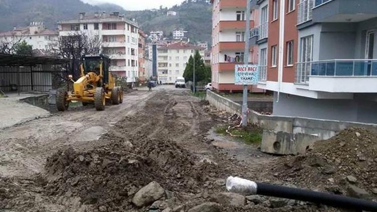 Bozkurt’ta Altyapı Çalışmaları Devam Ediyor