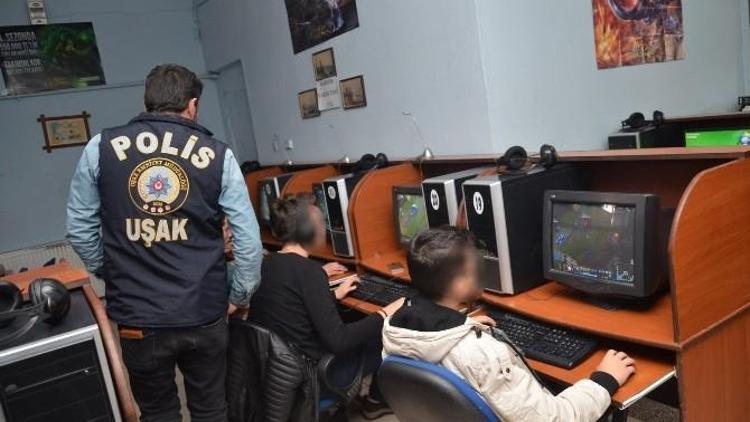 Uşak’ta Polisin Gözü İnternet Cafeler Üzerinde