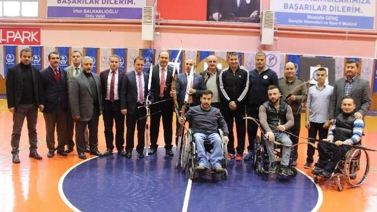 Ordu’da Bedensel Engelli Sporcular Okçuluk Faaliyetlerine Başladı