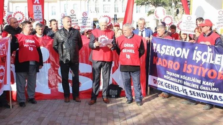 DİSK’ten Asgari Ücret Ve Taşeron İşçiler Açıklaması