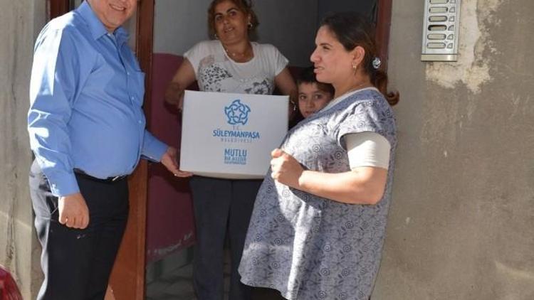 Süleymanpaşa Belediyesi’nden Gıda Desteği