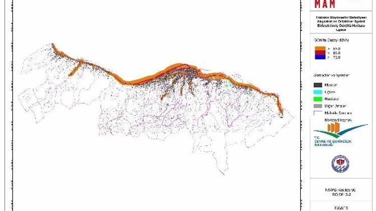 Trabzon’un Gürültü Haritası Hazırlandı